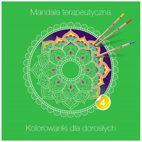 Mandala terapeutyczna 4. Kolorowanki dla dorosłych