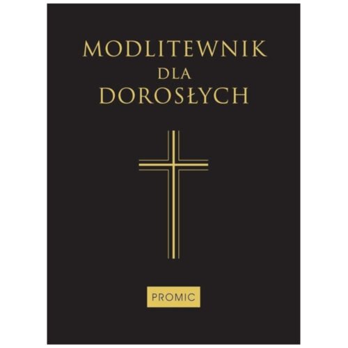 Modlitewnik dla dorosłych czarny duży