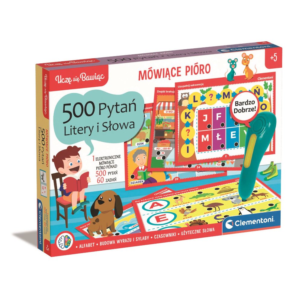 Mówiące Pióro 500 pytań - Litery i Słowa
