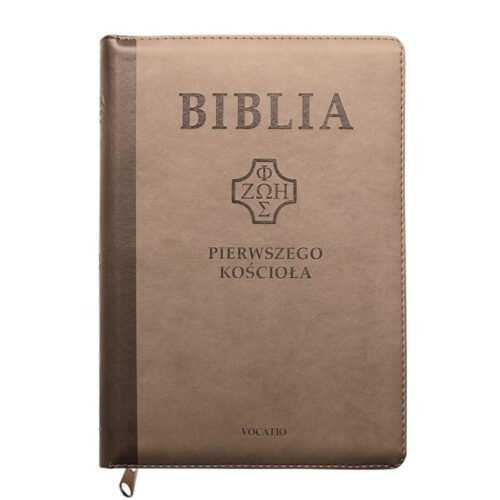 Biblia pierwszego Kościoła brązowa z paginatorami