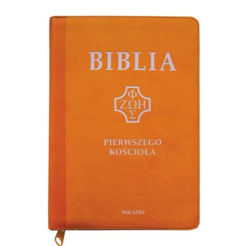 Biblia pierwszego Kościoła żółta z paginatorami