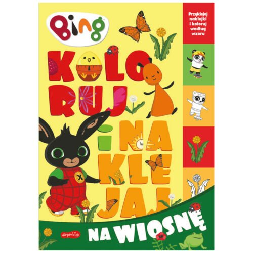 Bing. Koloruj i naklejaj na wiosnę