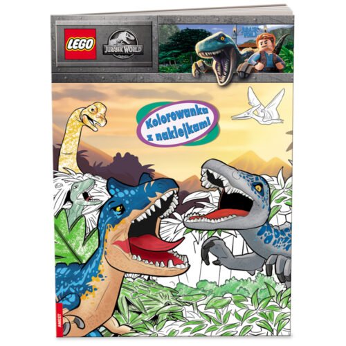 Lego Jurassic World. Kolorowanka z naklejkami