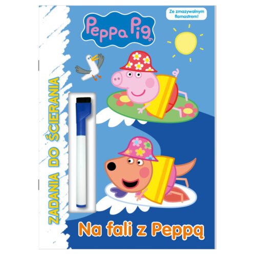 Peppa Pig Zadania do ścierania. Na fali z Peppą