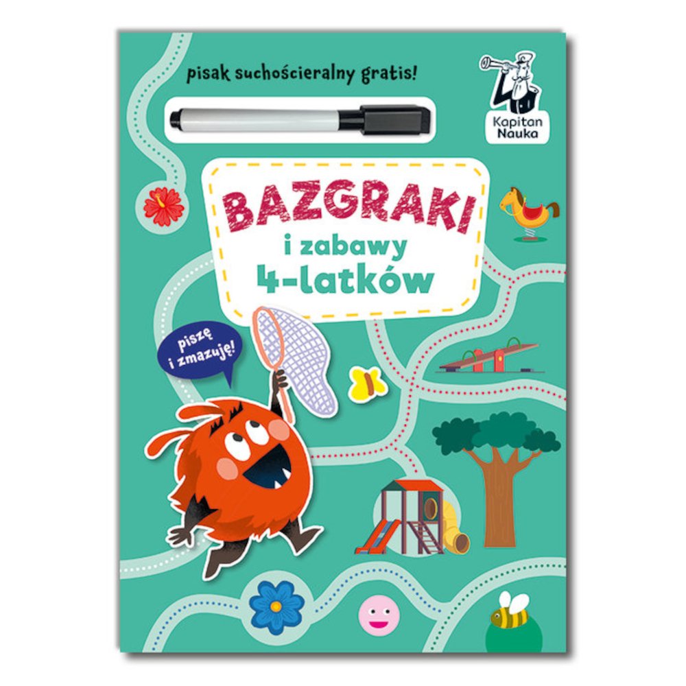 Kapitan Nauka Bazgraki i zabawy 4-latków