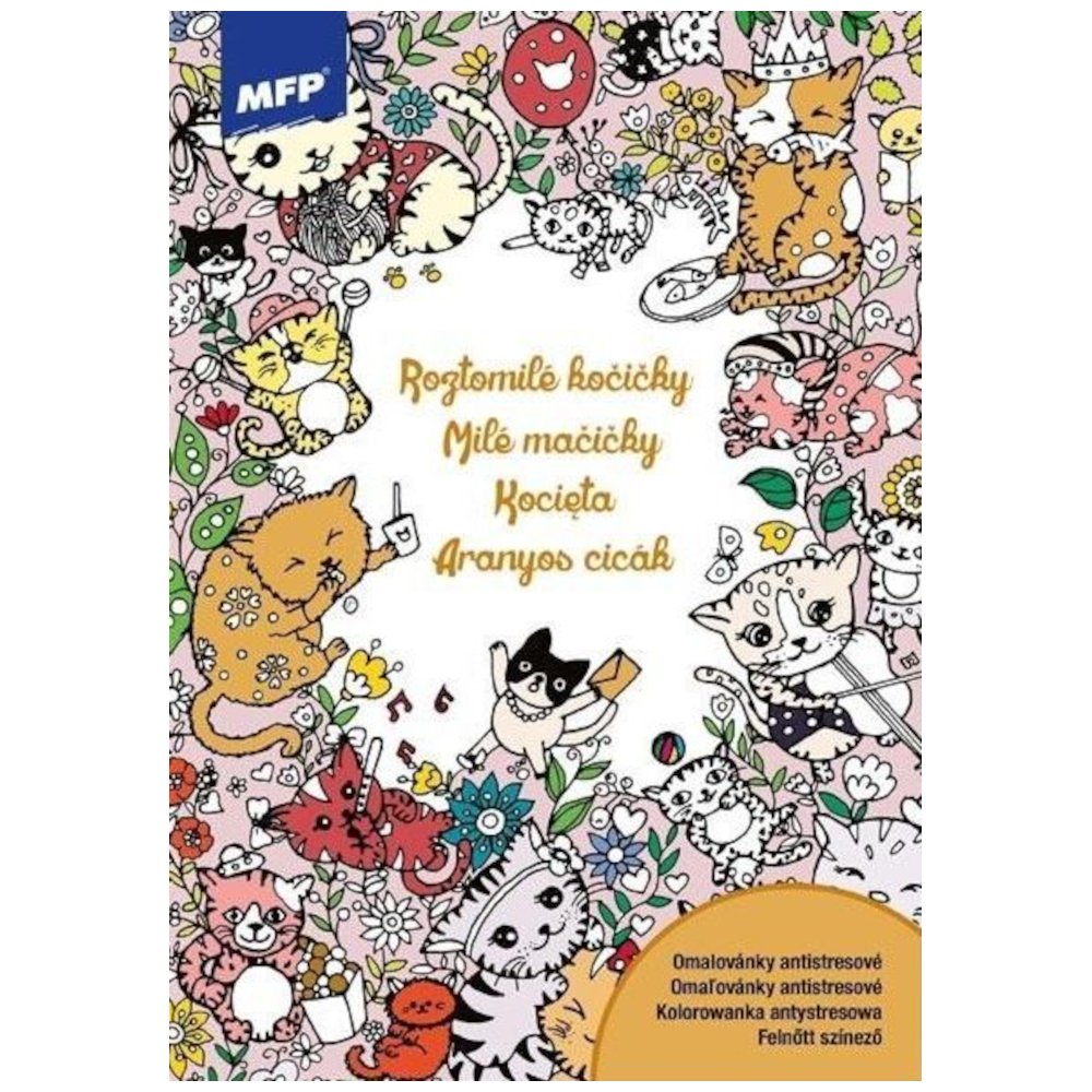 Kolorowanka antystresowa Kotki