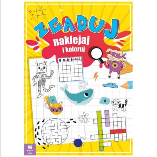 Zgaduj naklejaj i koloruj