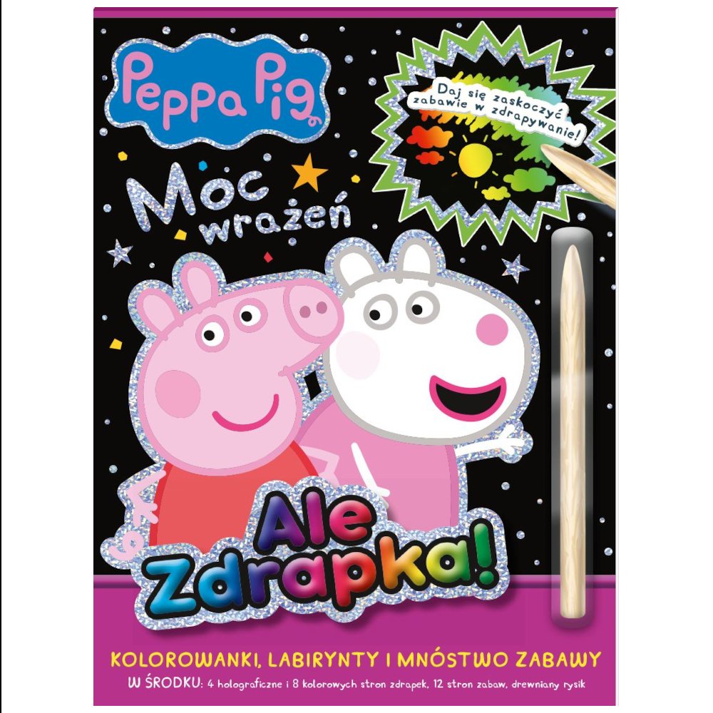 Peppa Pig. Ale zdrapka! cz.4 Moc wrażeń