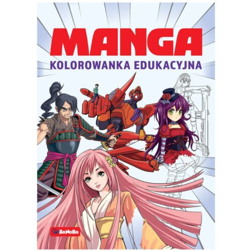 Manga. Kolorowanka edukacyjna