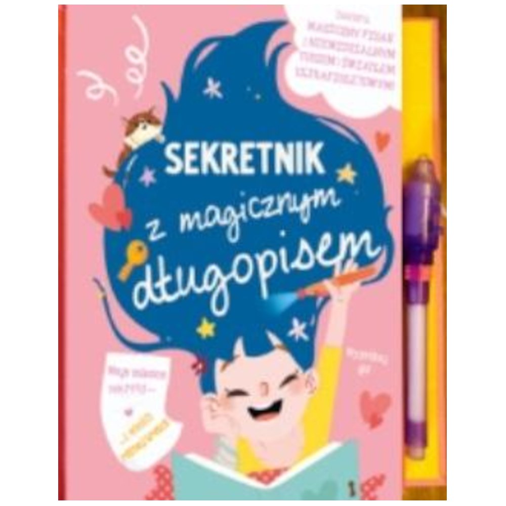 Sekretnik dla dziewczynek z magicznym długopisem