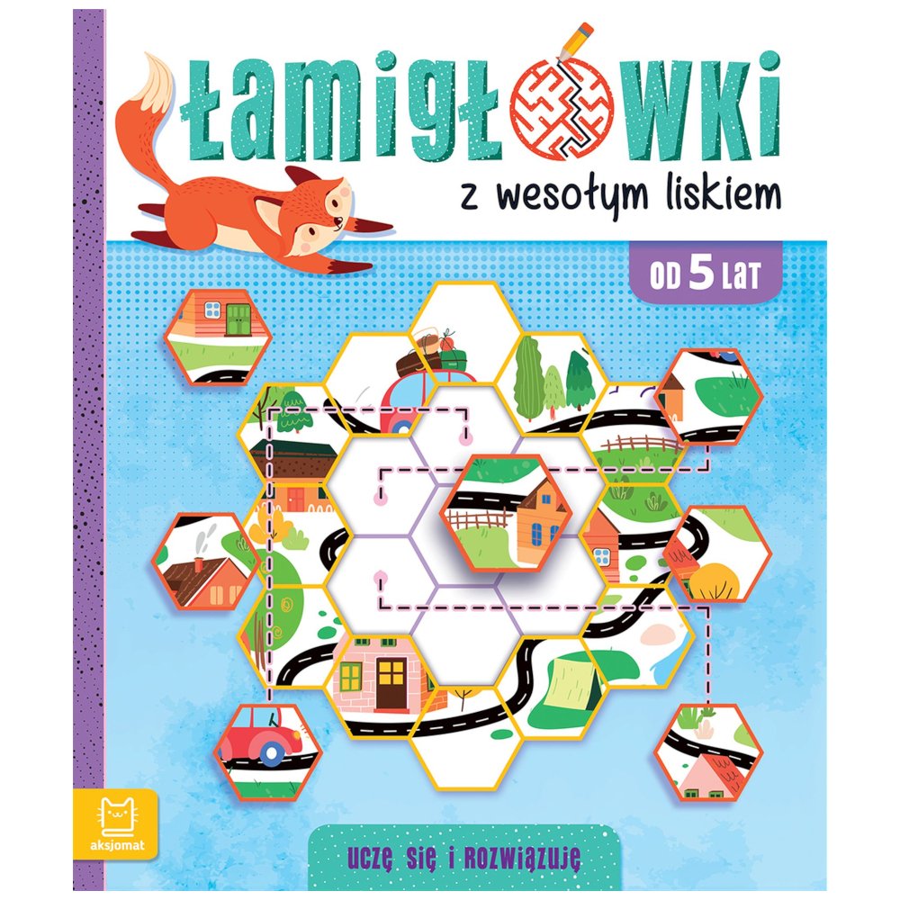 Łamigłówki z wesołym liskiem Uczę się i rozwiązuję