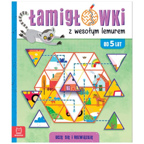 Łamigłówki z wesołym lemurem Uczę się i rozwiązuję