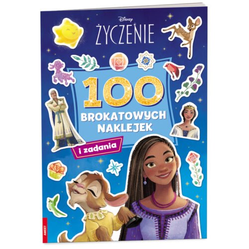 Disney Życzenie. 100 Brokatowych naklejek