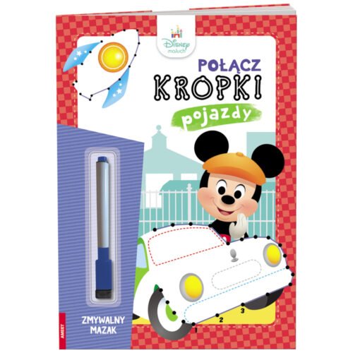 Disney Maluch. Połącz kropki. Pojazdy