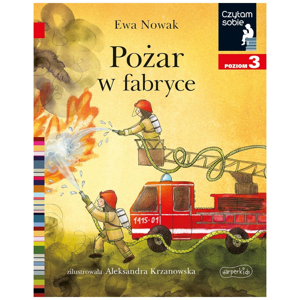 Pożar w fabryce. Czytam sobie. Poziom 3