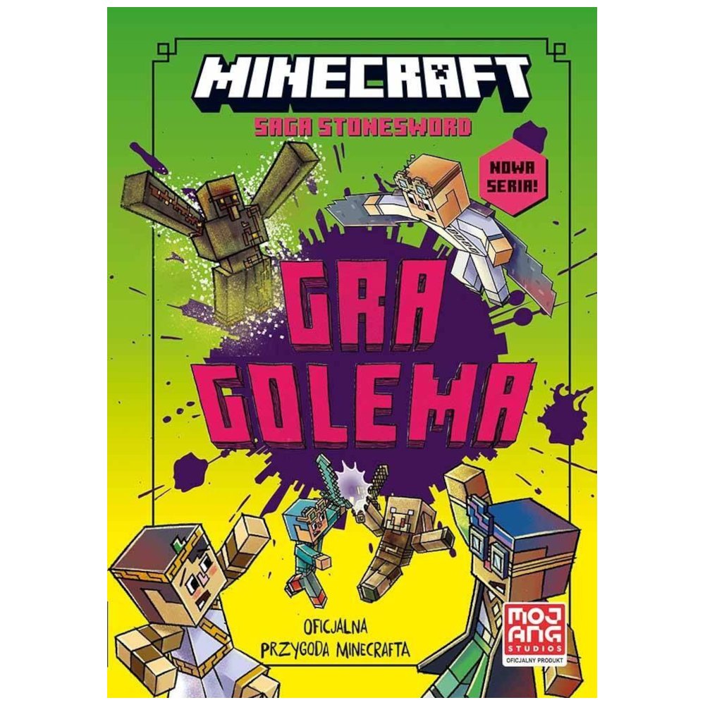 Minecraft Saga Stonesword T.5 Gra golema