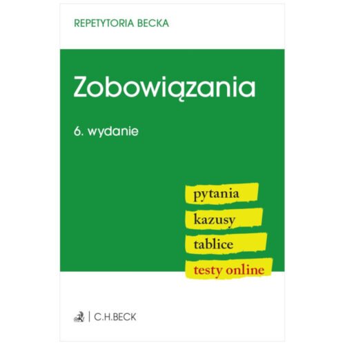 Zobowiązania. Pytania. Kazusy. Tablice. Testy