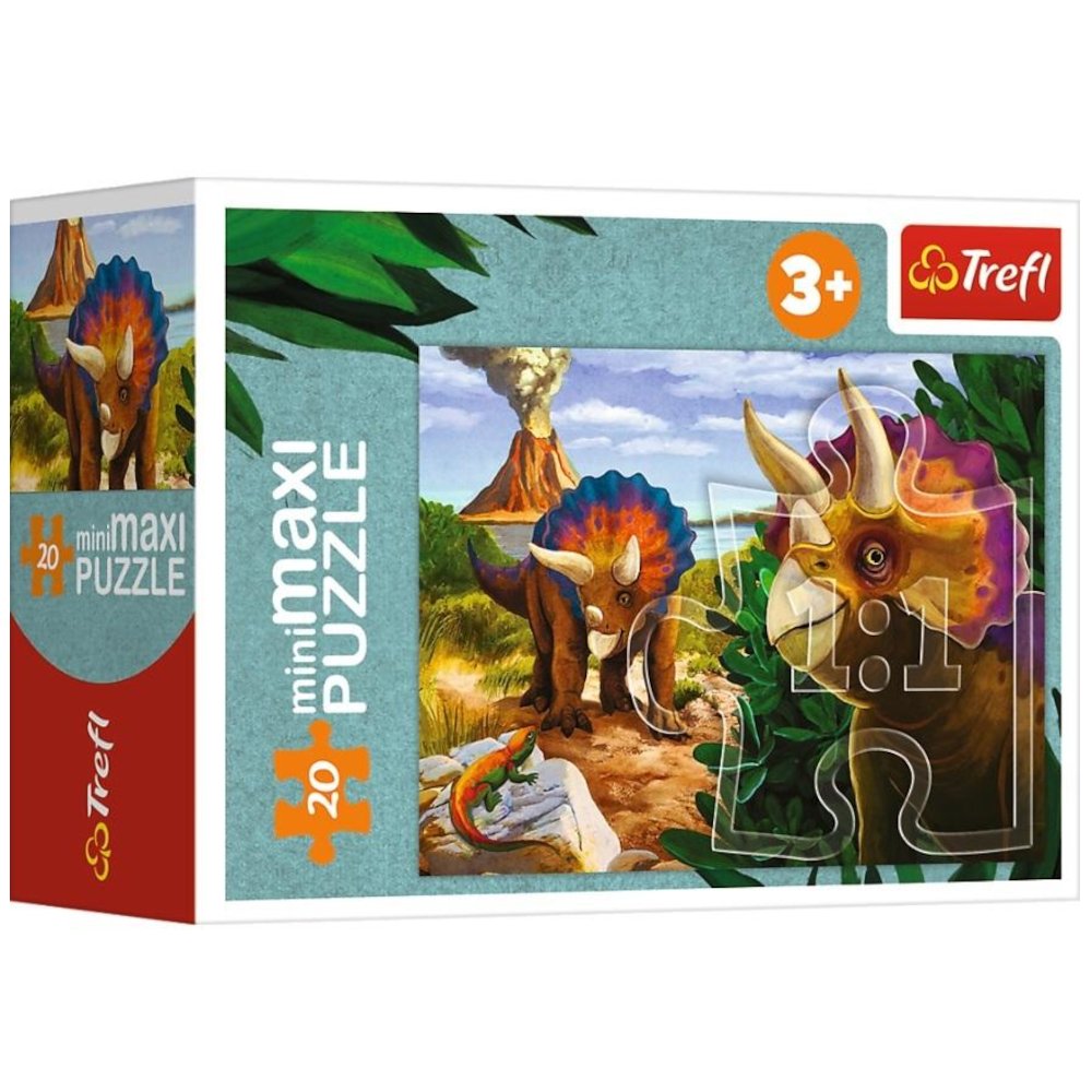 Puzzle 20 miniMaxi Poznaj świat dinozaurów 4 TREFL