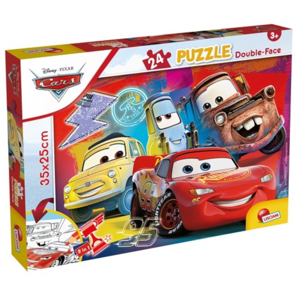 Puzzle dwustronne 24 Cars