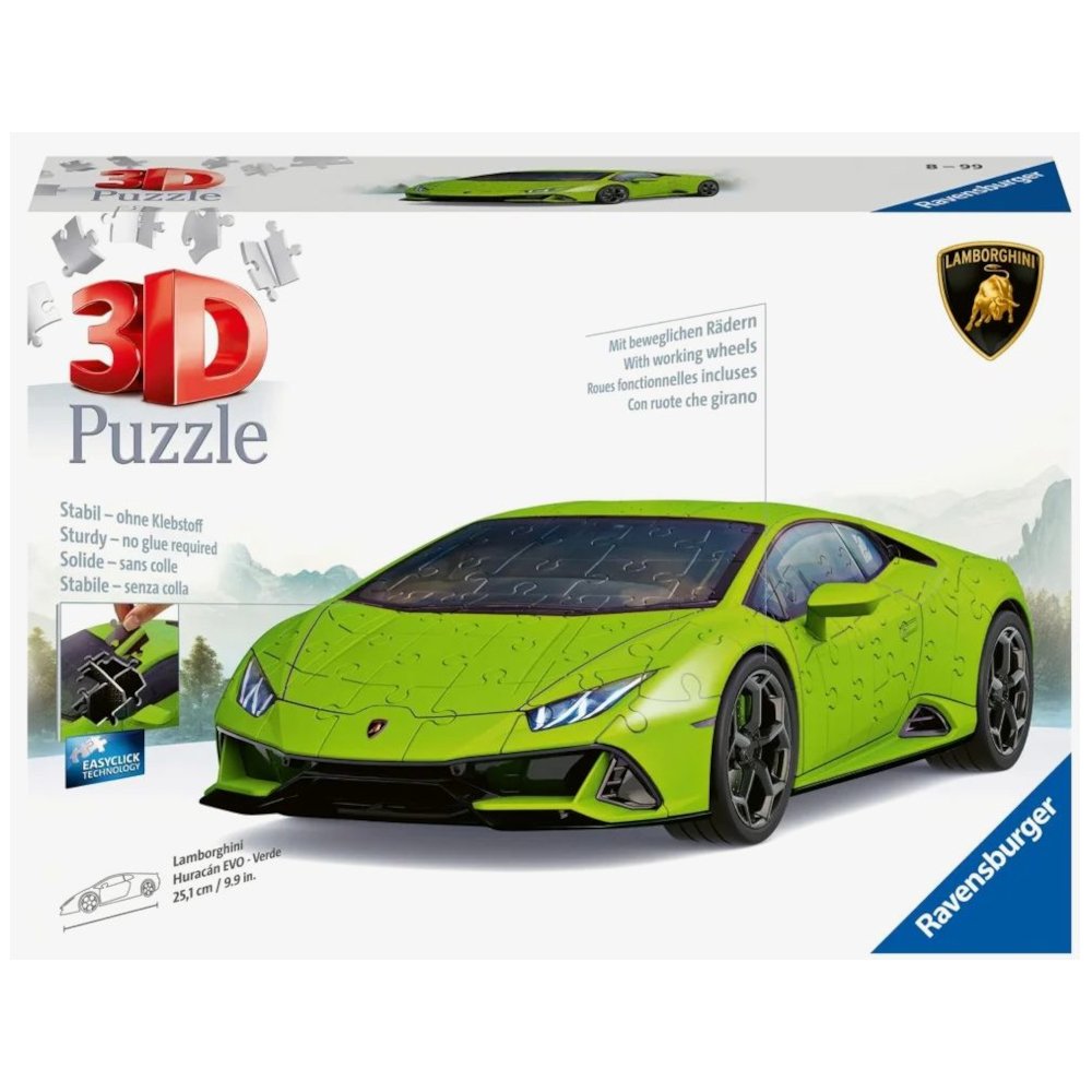 Puzzle 3D Lamborghini Huracn Evo verde