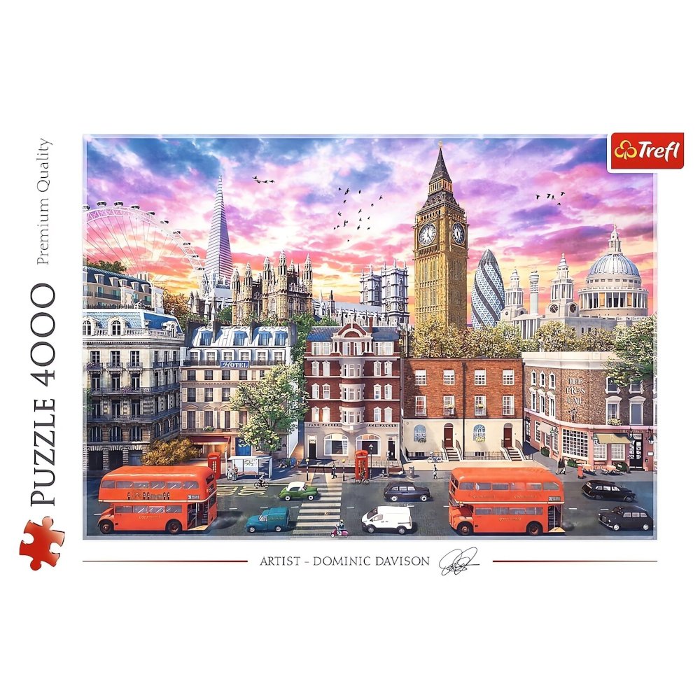 Puzzle 4000 Spacer po Londynie TREFL