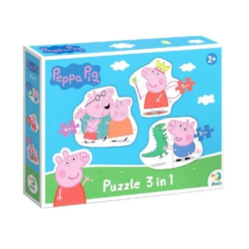 Puzzle Peppa Pig 3 in1