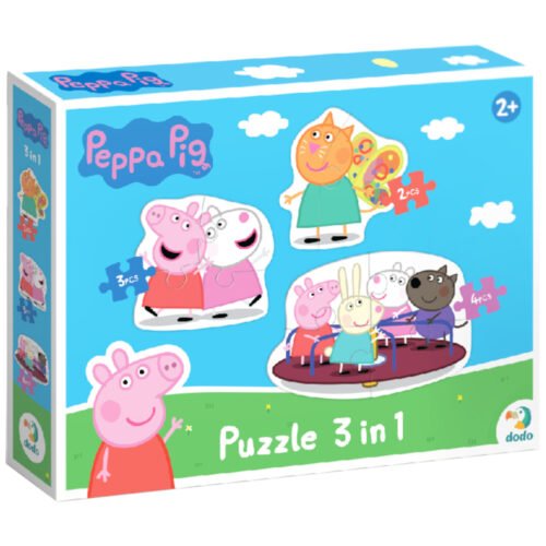 Puzzle Peppa Pig 3 in1