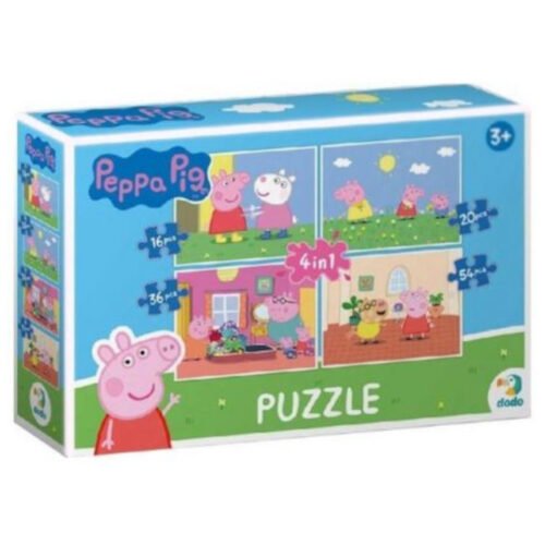 Puzzle Peppa Pig 4 in1