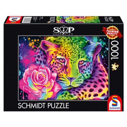 Puzzle 1000 Sheena Pike Kolorowy lampart