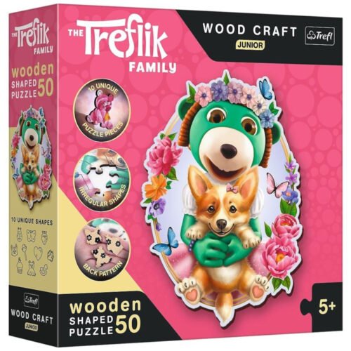 Puzzle drewniane 50 Wesołe Trefliki TREFL