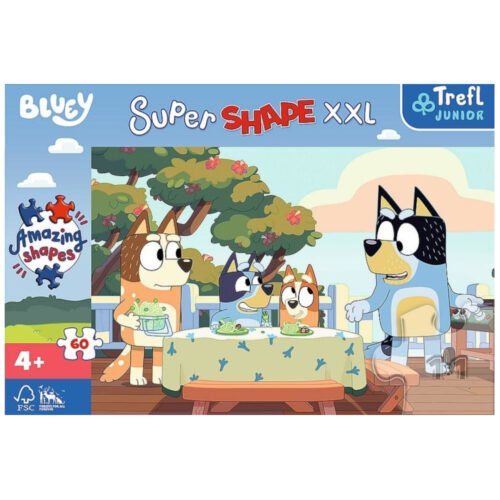 Puzzle Super Shape XXL 60 Bluey i przyjaciele
