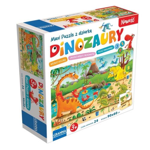 Maxi Puzzle Dinozaury GRANNA