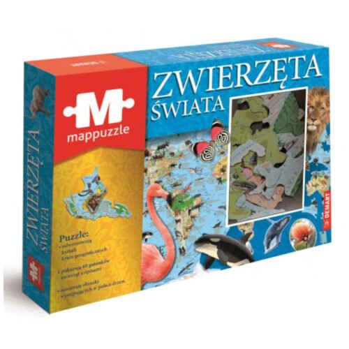 Mappuzzle - Zwierzęta świata