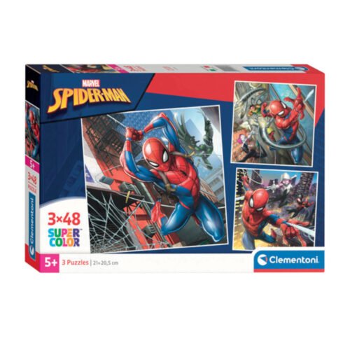 Puzzle 3x48 Super Kolor Spider-Man