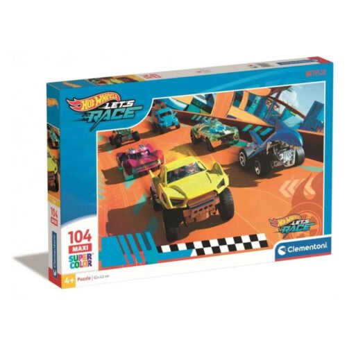 Puzzle 104 Maxi Super Kolor Hot Wheels