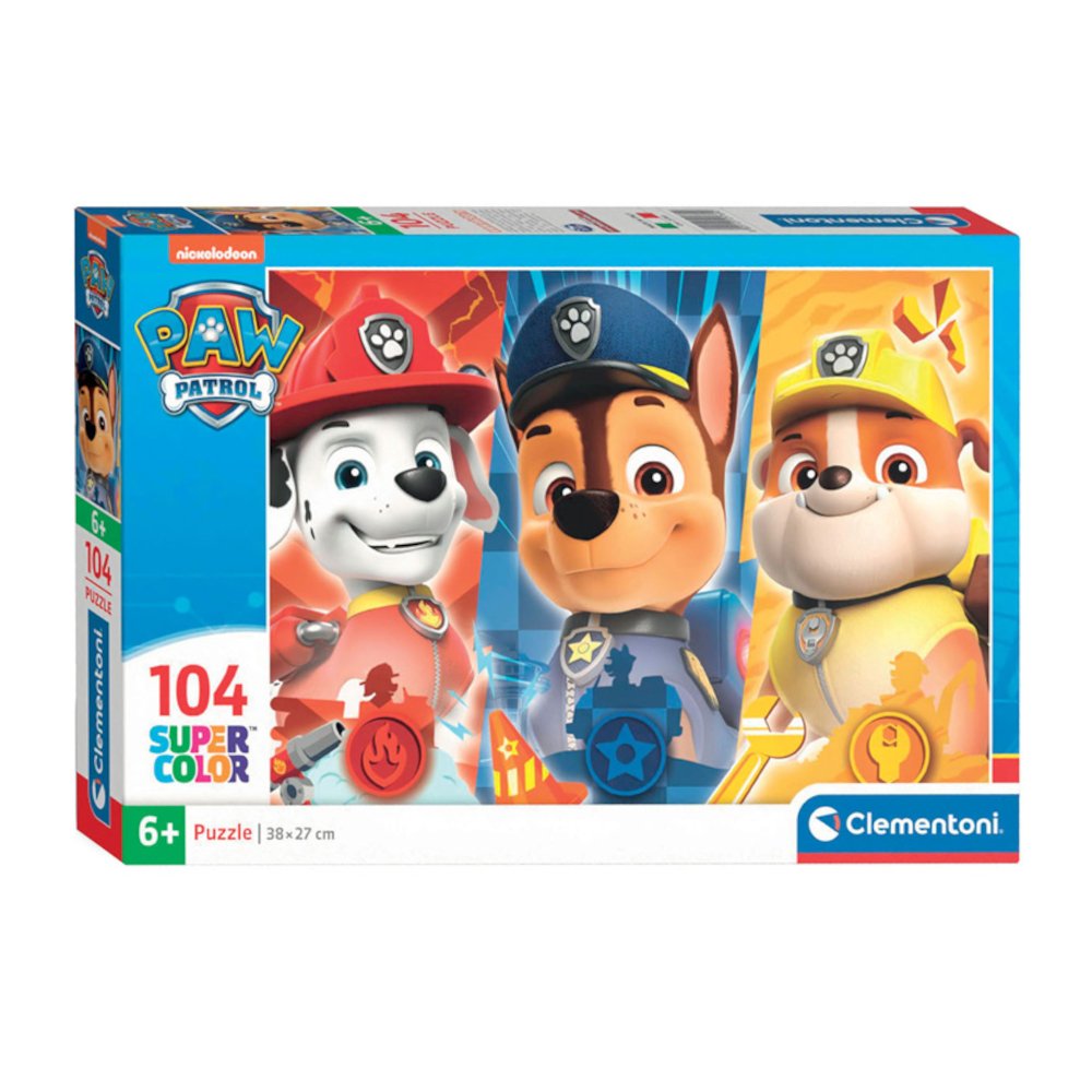 Puzzle 104 Super Kolor Paw Patrol