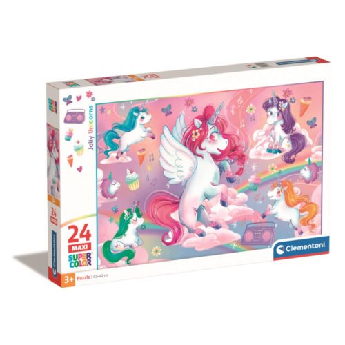 Puzzle 24 Maxi Super Kolor Jolly Unicorns