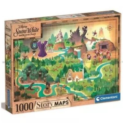 Puzzle 1000 Story Maps Śnieżka