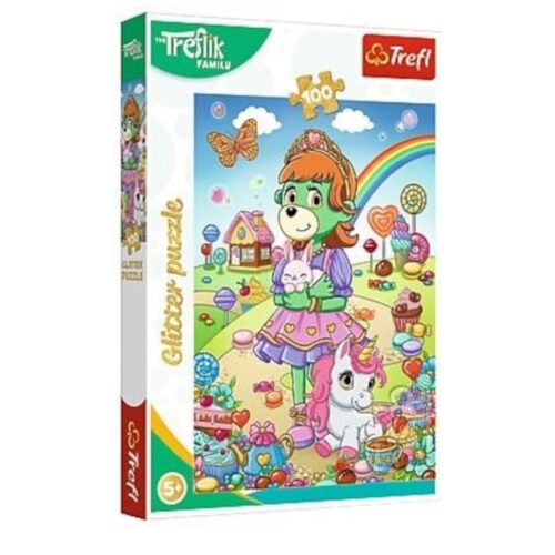 Puzzle 100 Glitter Brokatowa Trefliki TREFL