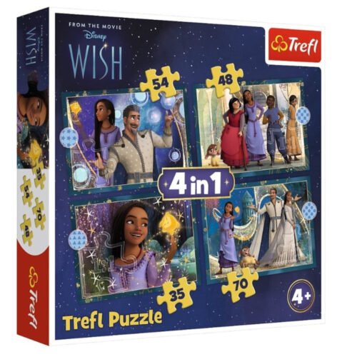 Puzzle 4w1 Marzenia się spełniają TREFL