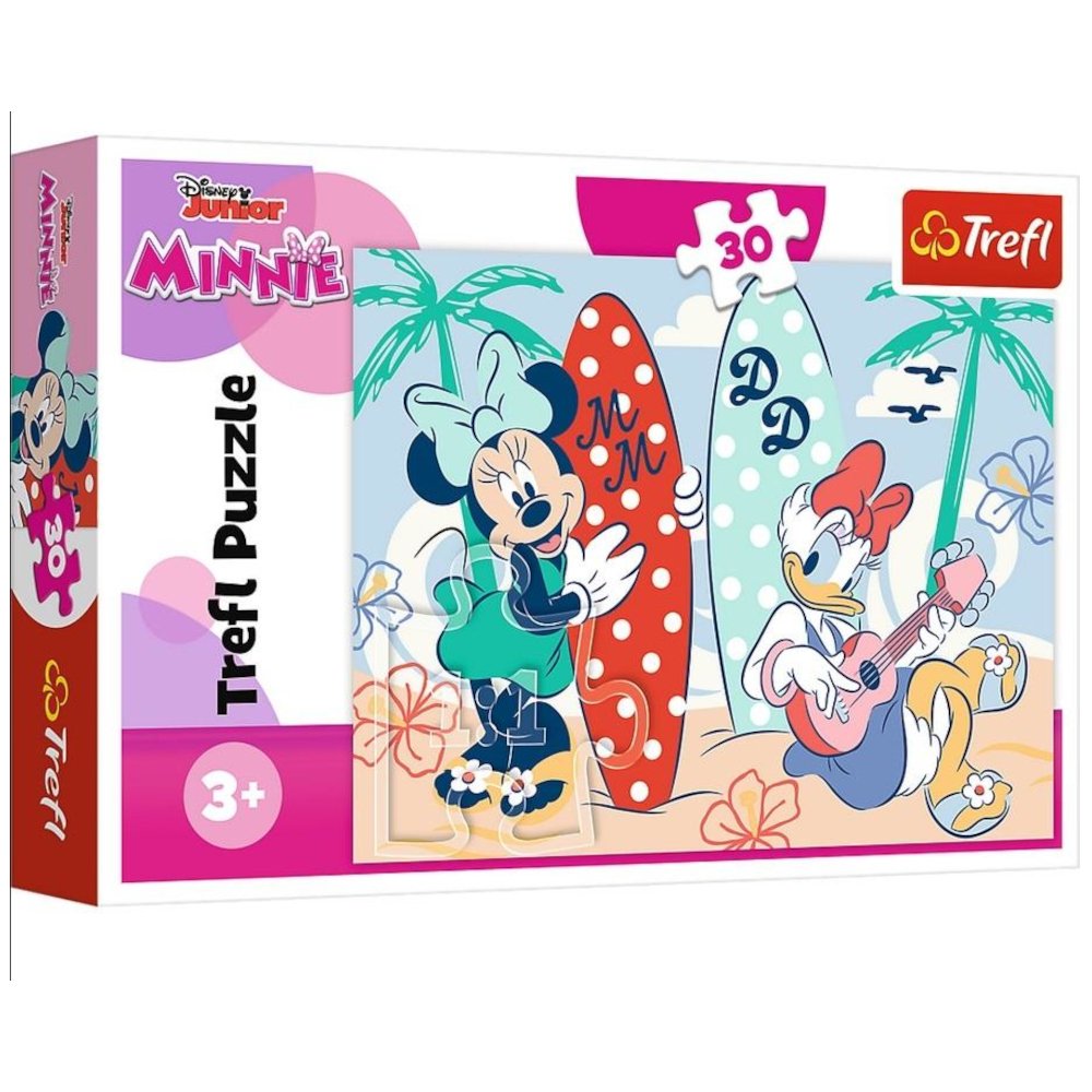 Puzzle 30 Kolorowa Minnie TREFL