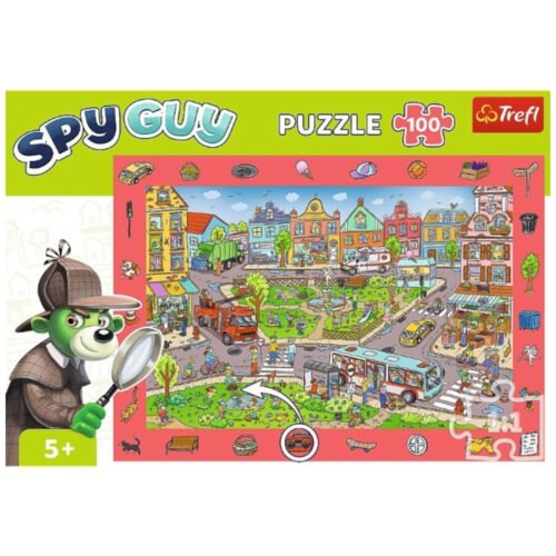 Puzzle100 Obserwacyjne - Spy Guy Miasto TREFL