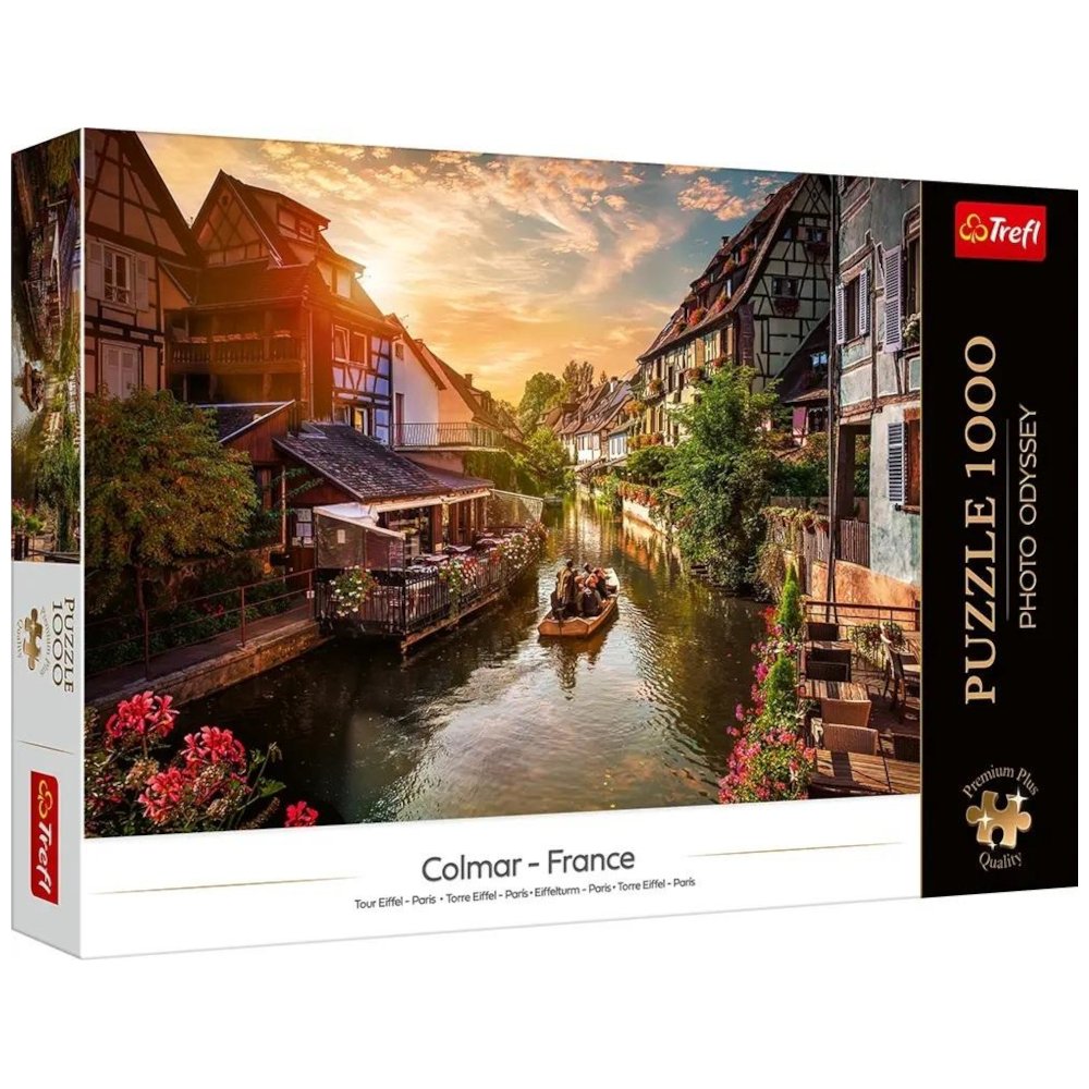 Puzzle 1000 Mała Wenecja w Colmar, Francja TREFL