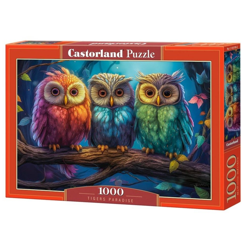 Puzzle 1000 Three Little Owls CASTOR