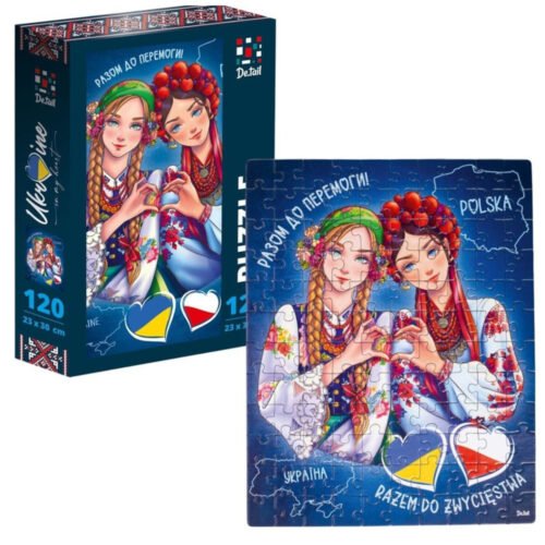 Puzzle 120 Ukraina i Polska