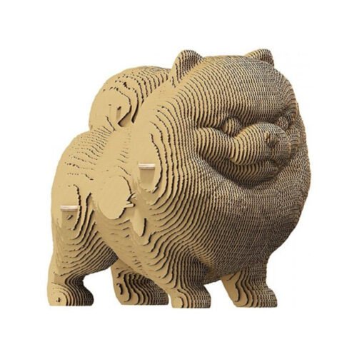 Puzzle 3D kartonowe - Pomeranian Spitz
