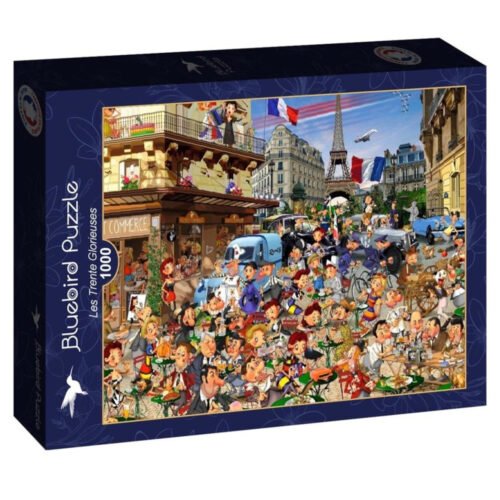 Puzzle 1000 Spotkanie na ulicach Paryża