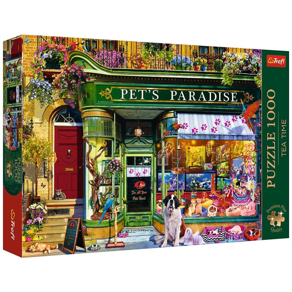 Puzzle 1000 Raj dla zwierząt TREFL