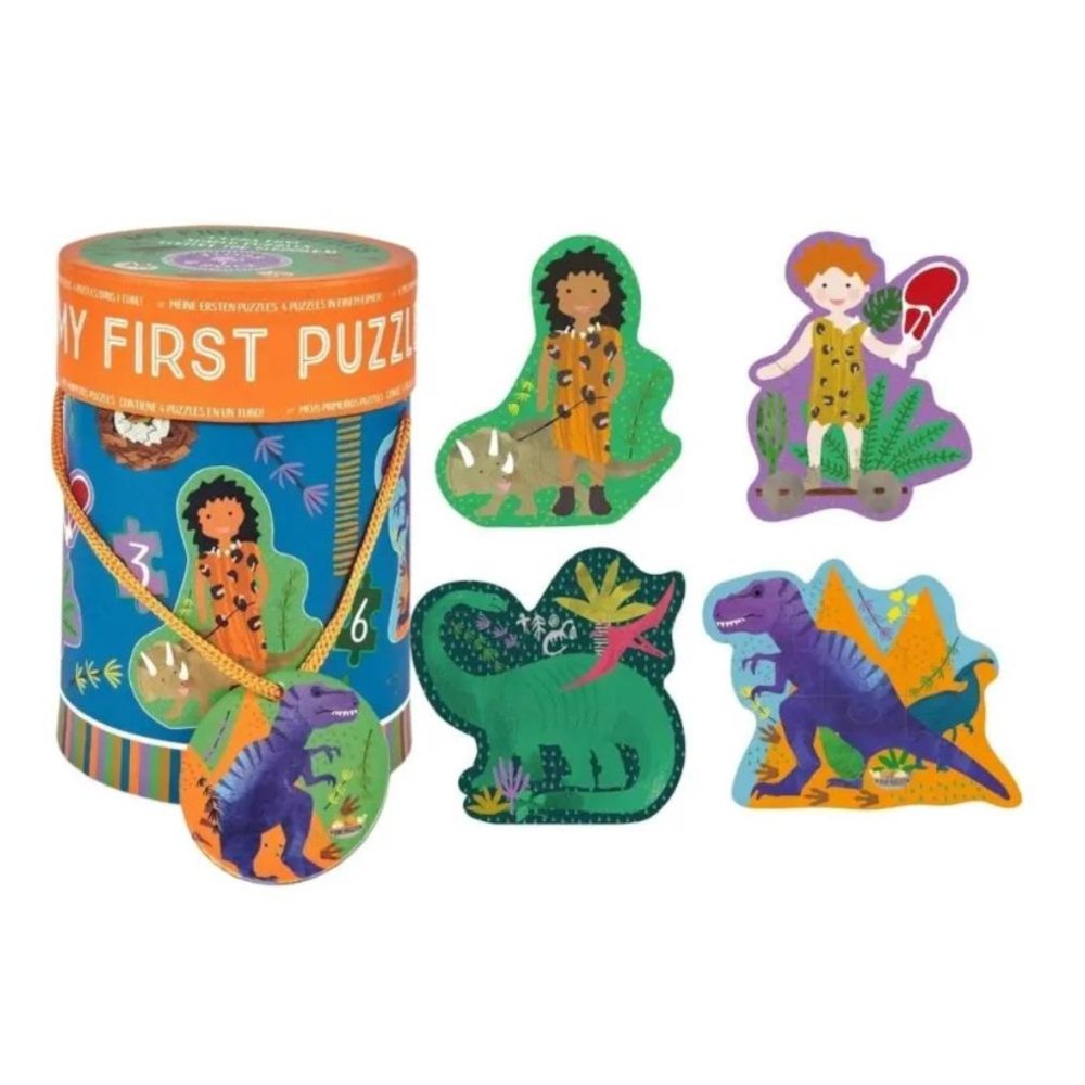 Puzzle dla początkujących dinozaury 4w1