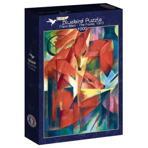 Puzzle 1000 Czerwone lisy, Franz Marc 1913